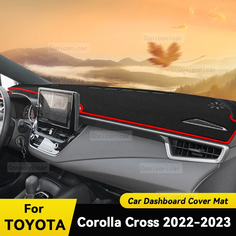 DashboardCoverMatProtectivePadForTOYOTACorollaCrossHybrid2022