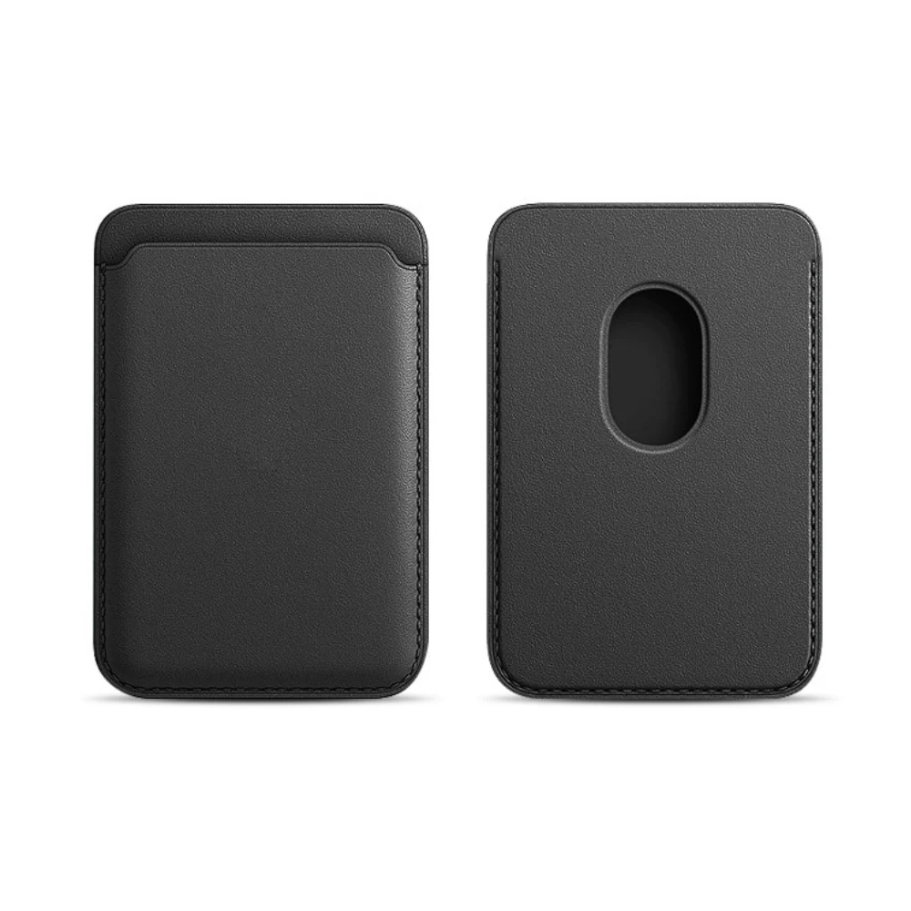 Ymuyus Strong Magnetic 3-cards Card Holder for Apple Iphone 12 13 14 15 Pro Max Select Tone Minimalist Slim Design Card Sleeve