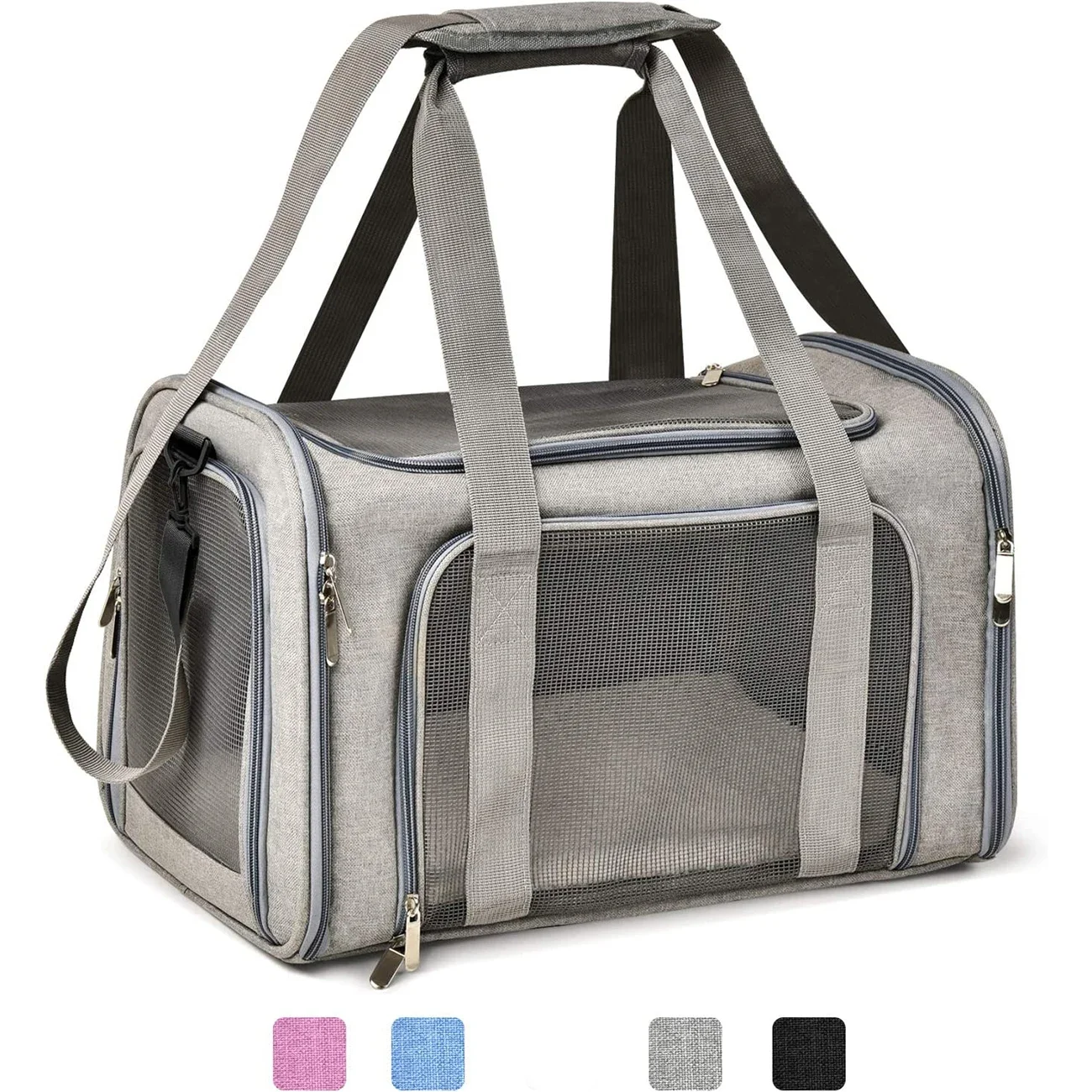 Portable Mesh Shoulder Bag For Pets Cat Carrier Bags Outgoing Travel Pets Handbag Transport Bag Breathable pet carrier bag pet carrying bag pet backpack