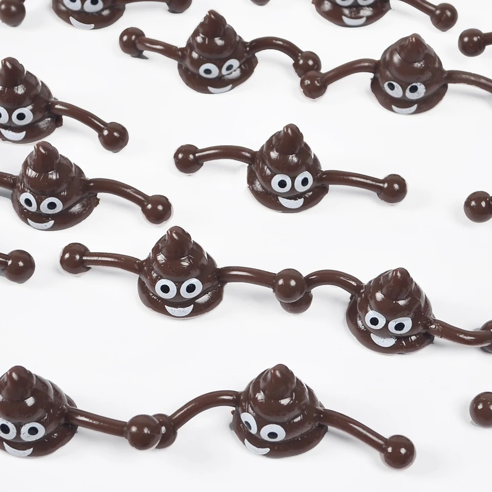 Portable Mini Fake Poop Launcher Toy for Kids