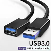 USB 3.0 Extension Male to Female 5Gbps Cable Fast Transmission Data Cable 0.5/1/1.5/2/3/5 M For Computer to Mobile Hard Drive TV