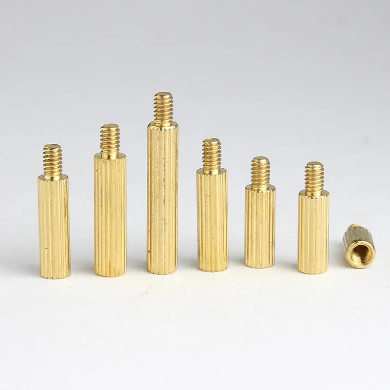 Esagonale Ottone Maschio Femmina Distanziatore Della Scheda Madre Montaggio In Rame M2 M2.5 M3 M4 Scheda Rack Perno Filettato Pilastro PCB Colonna - Foto 4