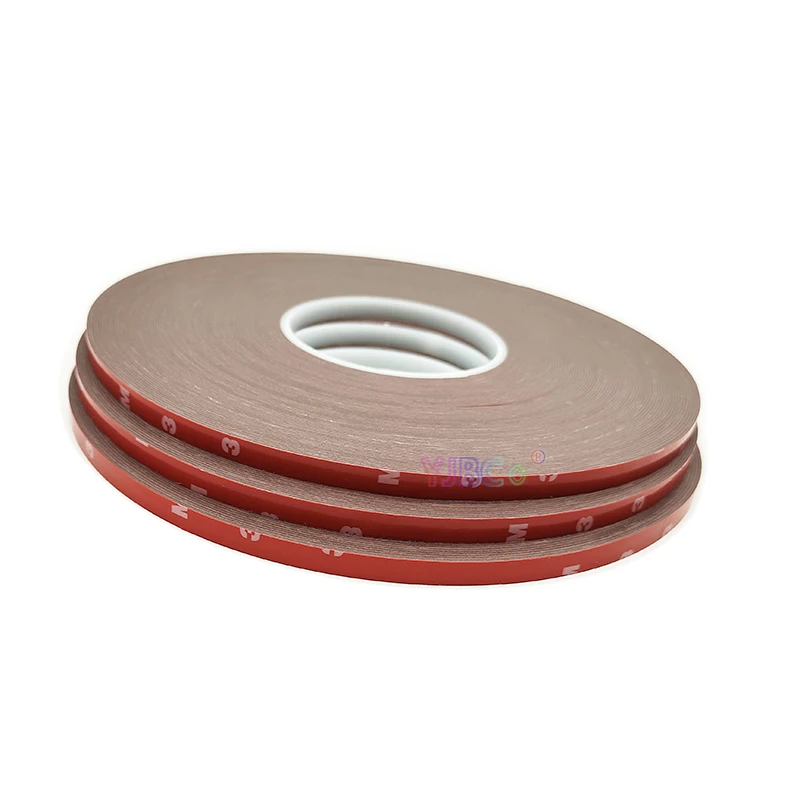 33M/lot 3M high temperature Tape 5/8/10/12 mm Automobiles For Double Side  Adhesive Tape Car Exterior Tape Car Stickers