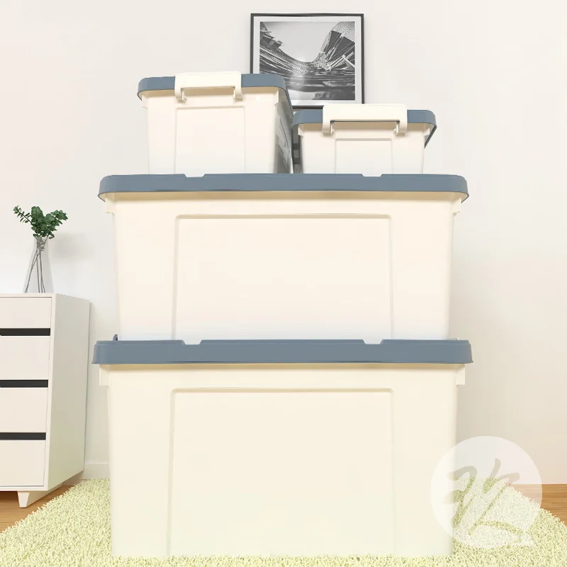 Large Size Plastic Storage Box for Clothes And Toys in Living Room Wardrobe Home Use oe Organizer New Material PP00