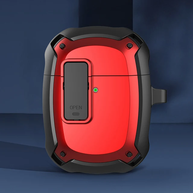 Shockproof Wireless Earphone Case with Security Lock