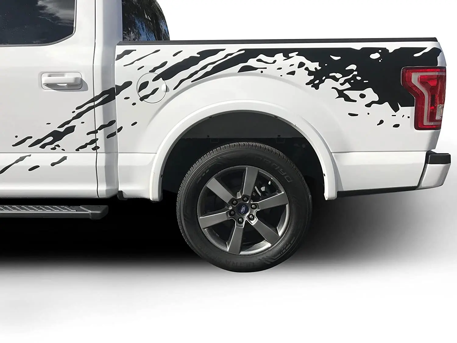

Elevate Graphics - Compatible With Ford F150 Side Earthquake Graphics Years 2009-2020 Auto Stripes 3M Decals And Stickers