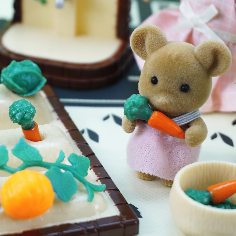 1:12 Furniture Simulation Forest Animals Baby Toy Fawn Koala Family Doll Dollhouse Character Collection Toys 4.5CM Birthday Set 5