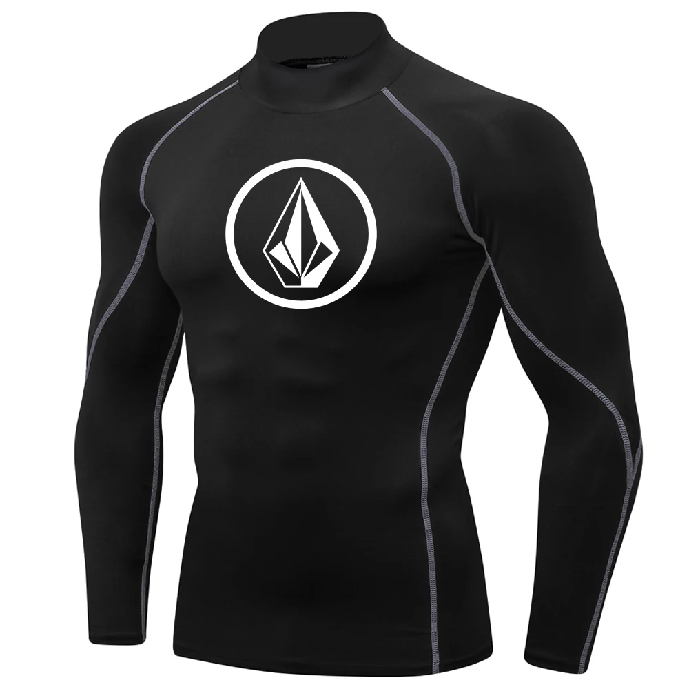 Men UV Protection Diving T Shirt Swimsuit Beach Tight Swimming Suit Beach Diving Swimwear Summer Surf Rashguard Quick Dry Tops rash guard surfing swimsuit