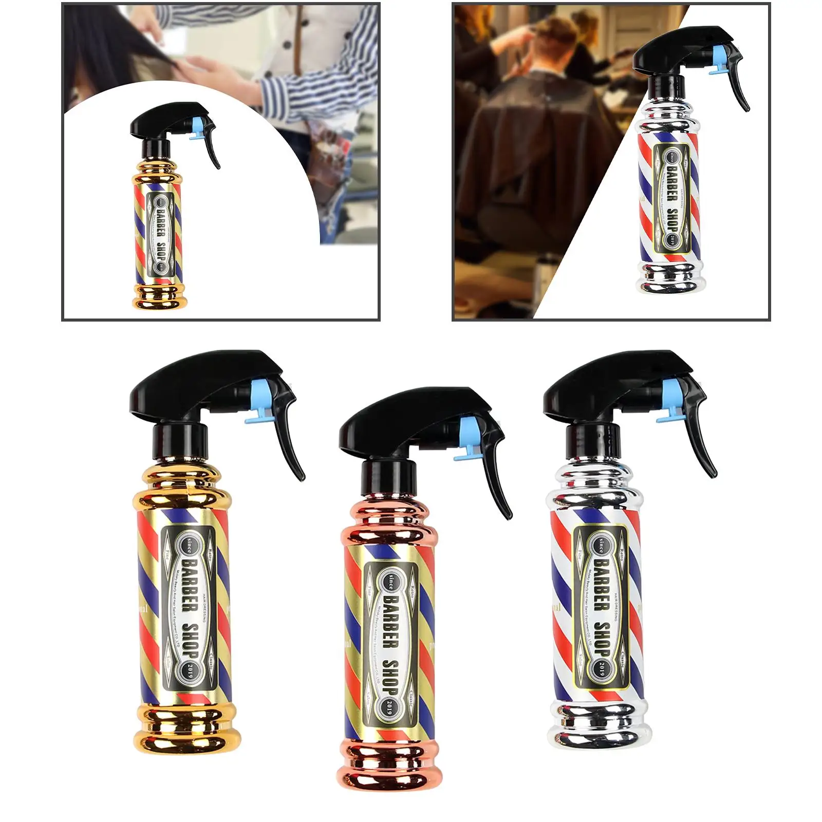 Hairdressing Spray Bottle Barber Hair Tools Multifunction Water Mist Sprayer