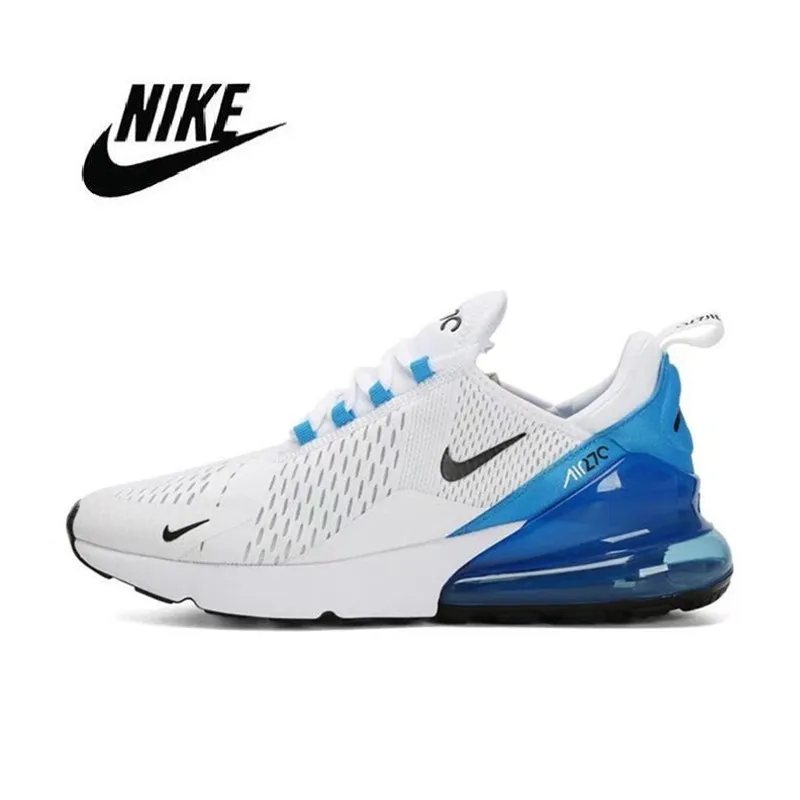 Nike Air Max 9m White And Blue Jogging Walking Nike Air Max 270