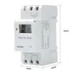 New Type Din Rail 2 Wire Weekly 7 Days Programmable Digital TIME SWITCH Relay Timer Control AC THC 15A 30A 220V 230V 12V 24V 48V 3