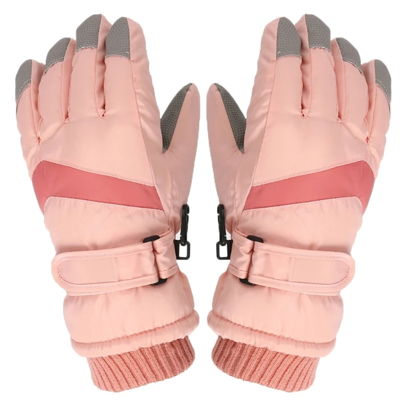 1 Pair Breathable Skiing Gloves Windproof Winter Outdoor Mittens Sports Gloves 4