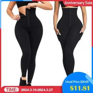 Wholesale High Waist Shapewear Leggings For Women Adjustable Tummy Control  Waist Body Shaper Pants Cincher Corset Tights - Yoga Pants - AliExpress