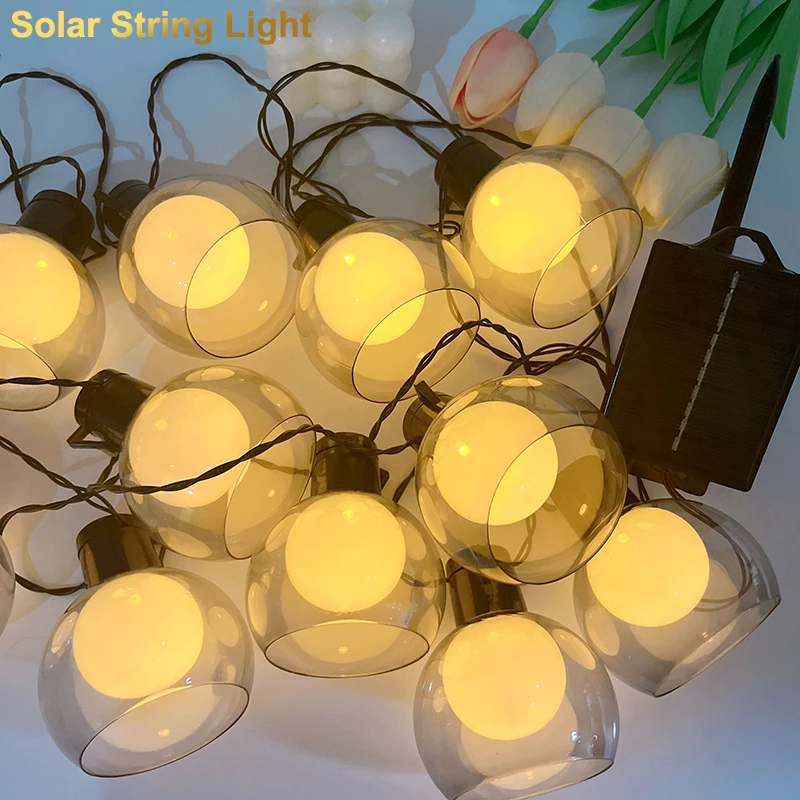 

5M/10M LED Bulb Light String Outdoor Camping Atmosphere Light Waterproof Canopy Tent Waterproof Light Decoration String Light