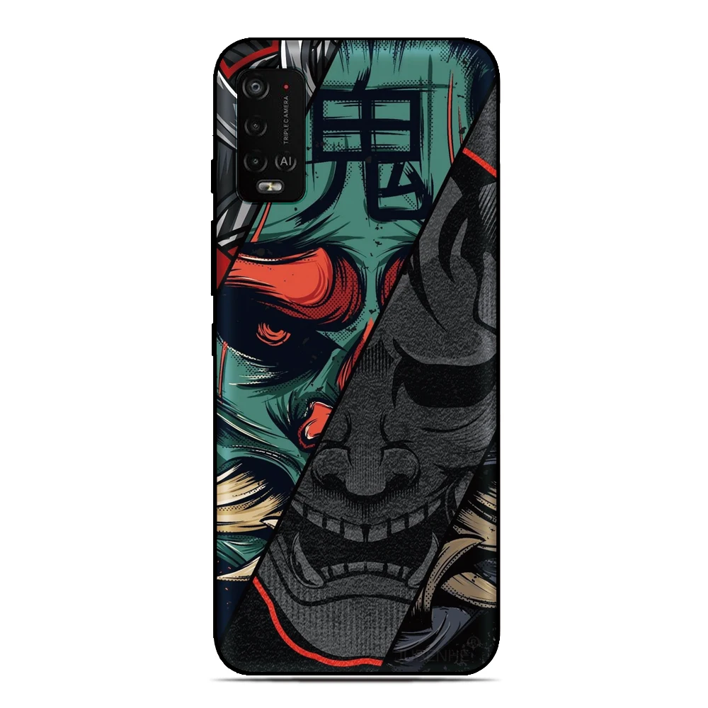 Japan Samurai Design Soft Phone Case Back Cover