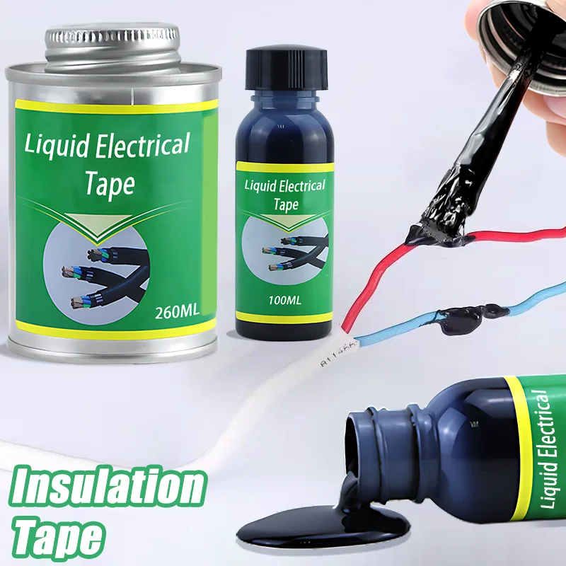 

Waterproof Liquid Electrical Tape Insulation Paste Wire Cable Coat Fix Line Glue Paste Sealant Insulating Rubber Electrical Tape