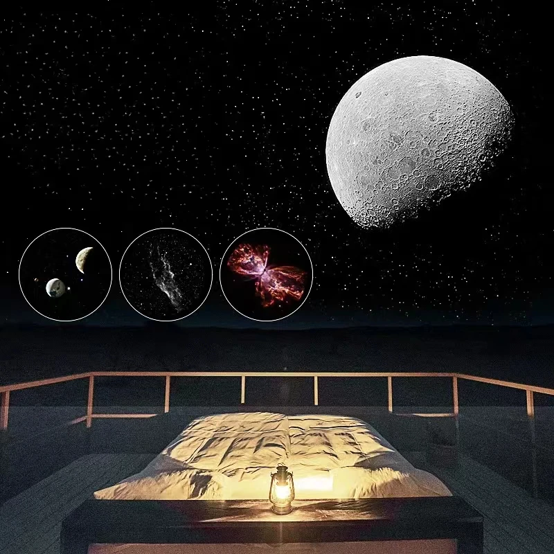 New 7 IN 1 LED Galaxy Projector 360° Rotate HD Rechargeable Starry Sky Star Night Light Nebula Projector Kids Ceiling Room Decor