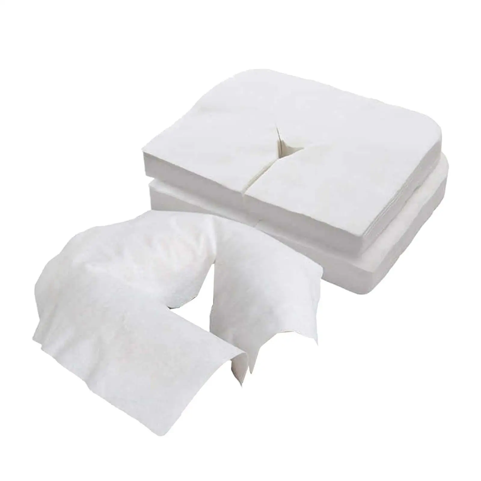 100 Pieces Disposable Pillow Cover for Chairs SPA Salon Bed Massage Tables