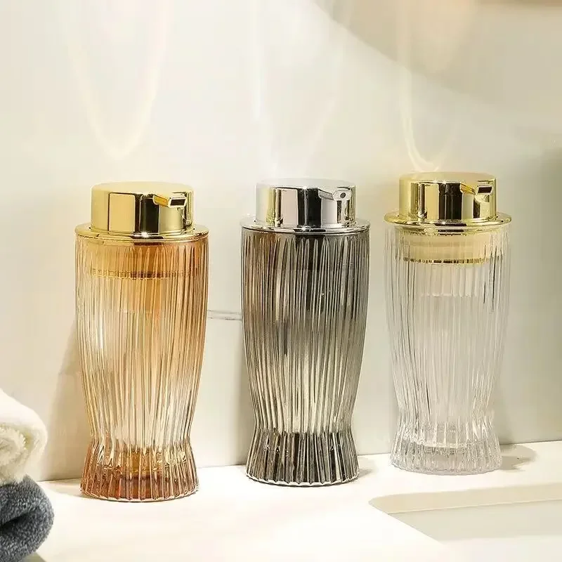 Soap Dispenser Shampoo Dispenser Foaming Soap Dispenser Soap Dispenser Bottle Household Bathroom Products Bubble Bottle Vertical Glass Soap Dispenser Shampoo Press Sub-bottle Bathroom Decoration Accessories