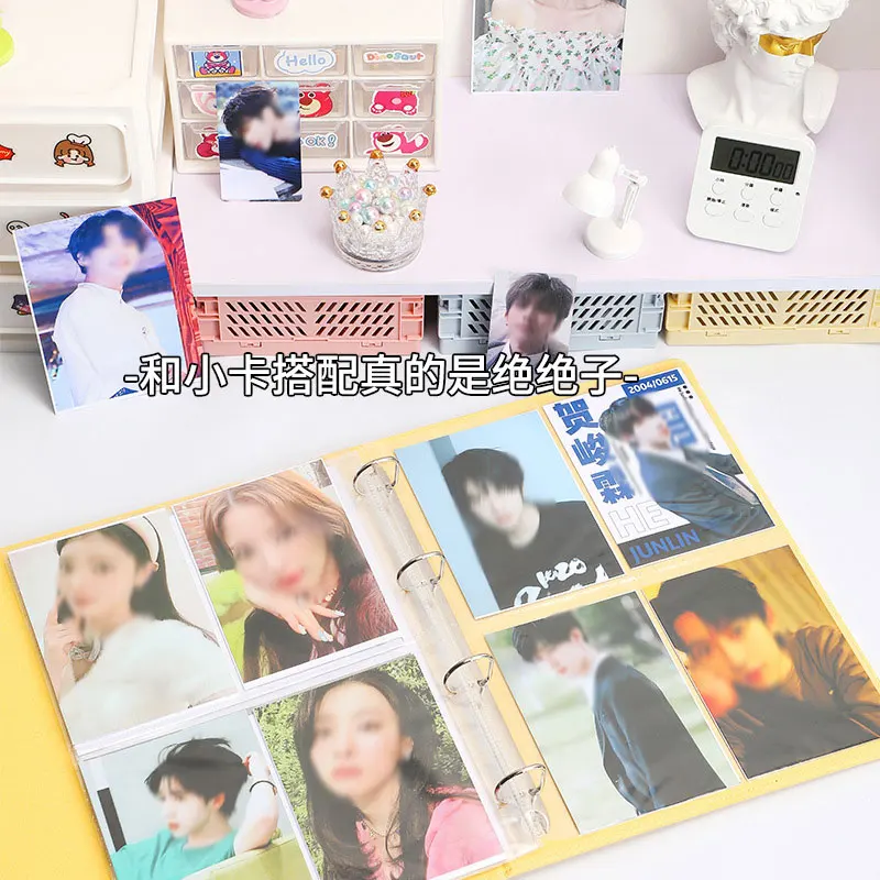 10 Sheets A4 Photocard Binder 4 Pocket Pages Sleeves Thickened Kpop Photo  Album Refill Pages Postcard Sleeves 4x6 10x15 PVC Free - AliExpress