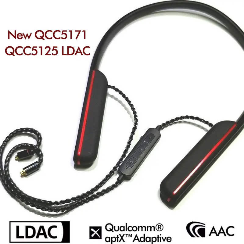 QCC5171/5125 LDAC Blutooth Studio Headphone Upgrade Cable aptX Adaptive HD LL BT5.3 Module