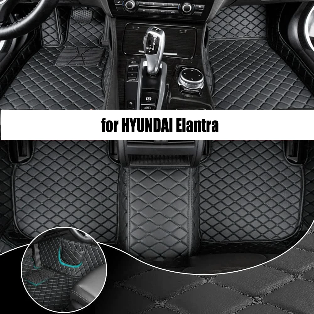 

Автомобильный напольный коврик для HYUNDAI Elantra, обновленная версия 2007-2016 года, Аксессуары для ног, ковры