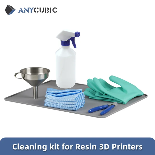 Anycubic – Kit De Nettoyage D'imprimante 3d Pour Résine, Avec