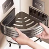 No Need to drill Wall Installation Aluminum Bathroom Shelf Shelves Shampoo Rack Storage Holder Kitchen Organizer Wall Rack 1