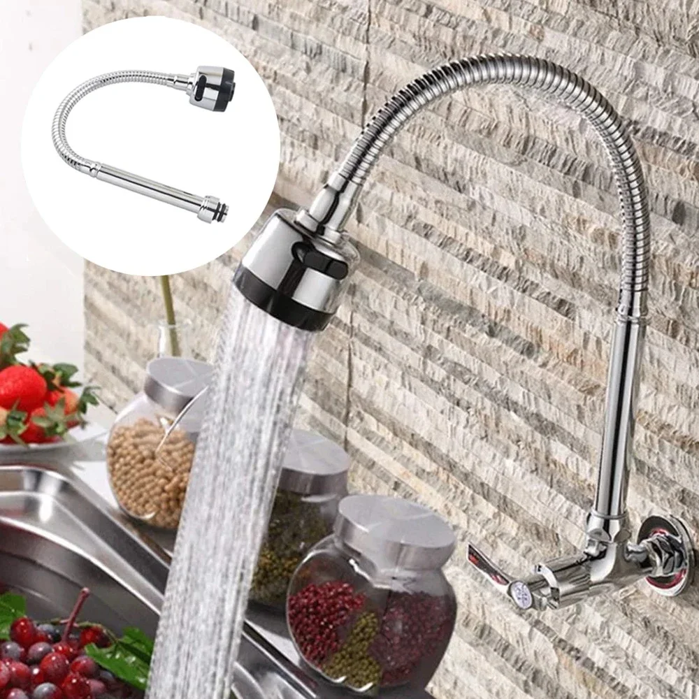 Kitchen Faucet Plumbing Hose Universal Tube Stainless Steel Faucet Can Be Shaped Deformation Tube Splash Faucet Kitchen Faucet A