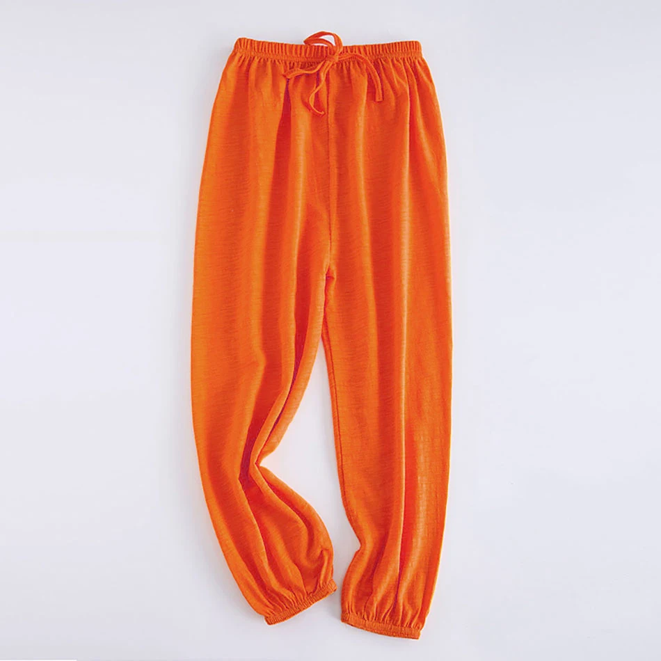 Kids Pants Children Trousers Boys and Girls Air Conditioned Sleeping Trousers Kids Mosquito Repellent Pants Casual Leggings Long
