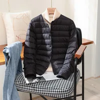 2023 New Arrivals Autumn Winter Warm Women White Duck Down Slim Jackets Female Fashion Ultra Lightweight Packable Puffer Coats - Image 6