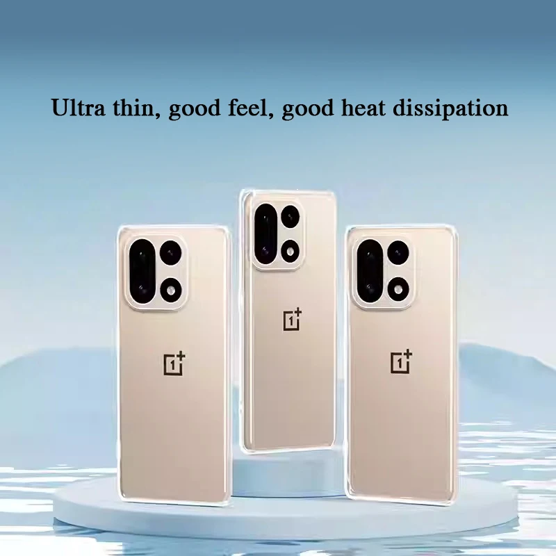 Premium Shockproof Ultra-Thin Clear Silicone Phone Case with Camera Protection