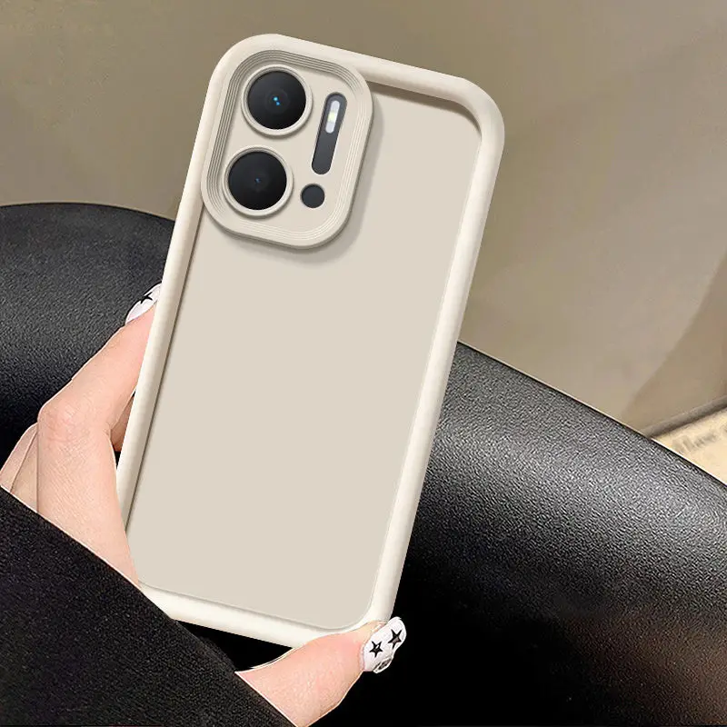Enhanced Liquid Silicone Phone Case with Camera Protection - Square Design