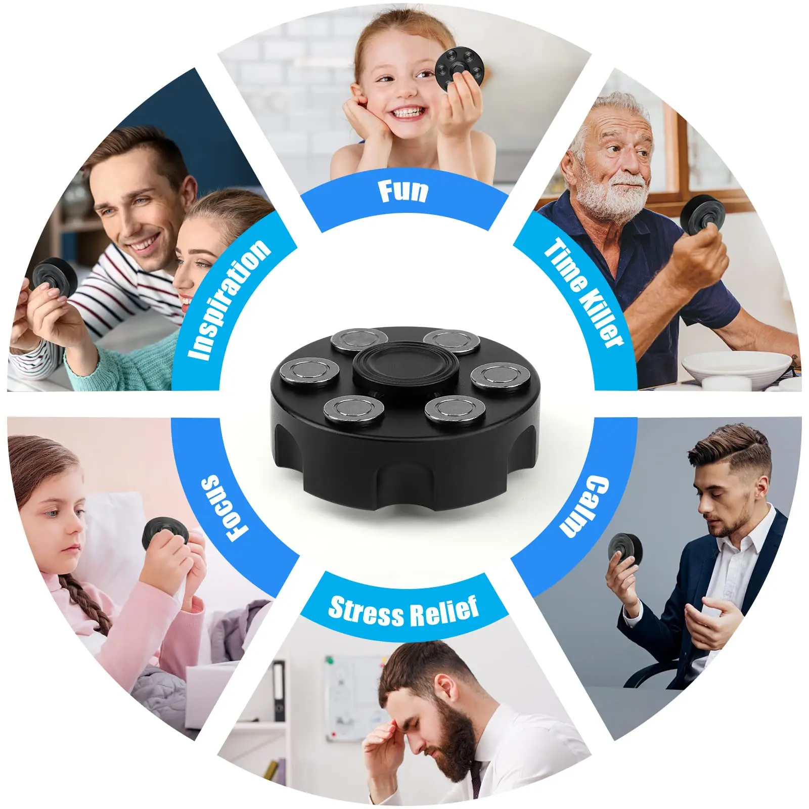 Fidget Toys Anti Stress Toys Metal Fidgeting Spinner Toy
