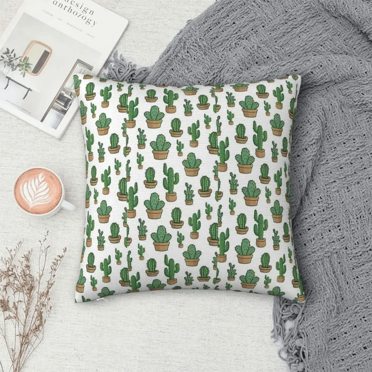 

Cactus Flowers Cactus Cactus Flowers Floral Pillowcase Pillows Cover Cushion Comfort Throw Pillow Sofa Decorative Cushions Used