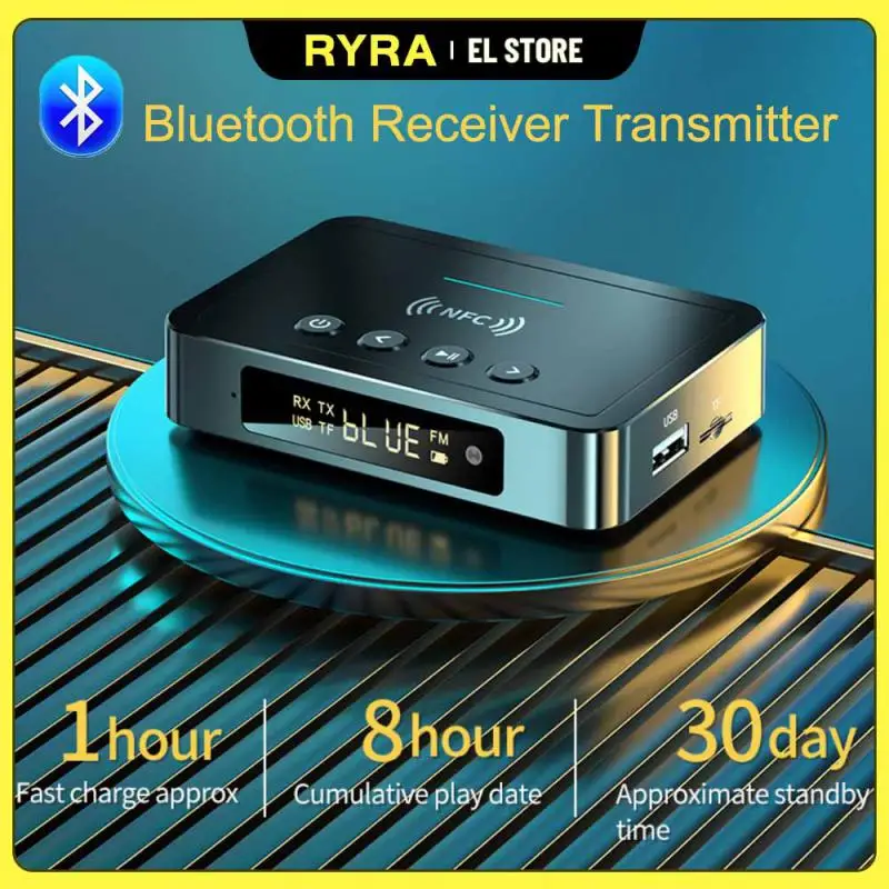 

Беспроводной приемник RYRA 3 в 1 с Bluetooth 5,0, передатчик, FM, стерео, AUX, 3,5 мм, RCA, оптическая деталь, Bluetooth, аудиоадаптер для телевизора, ПК
