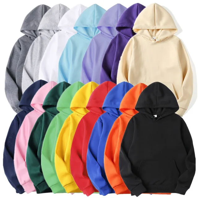 Nouvelle mode hommes sweat à capuche pour femme printemps automne hiver décontracté sweats à capuche hommes hauts couleur unie sweat à capuche homme 1