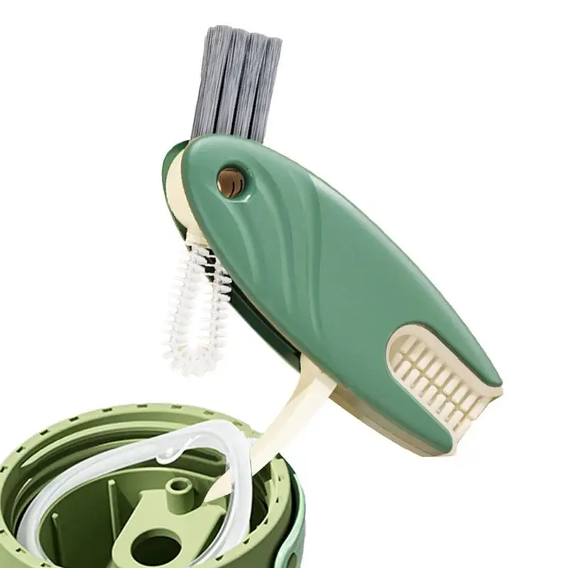 

Щетка для крышки 4 в 1, компактная многофункциональная щетка для чистки щелей для чистки бутылок, узких бутылок