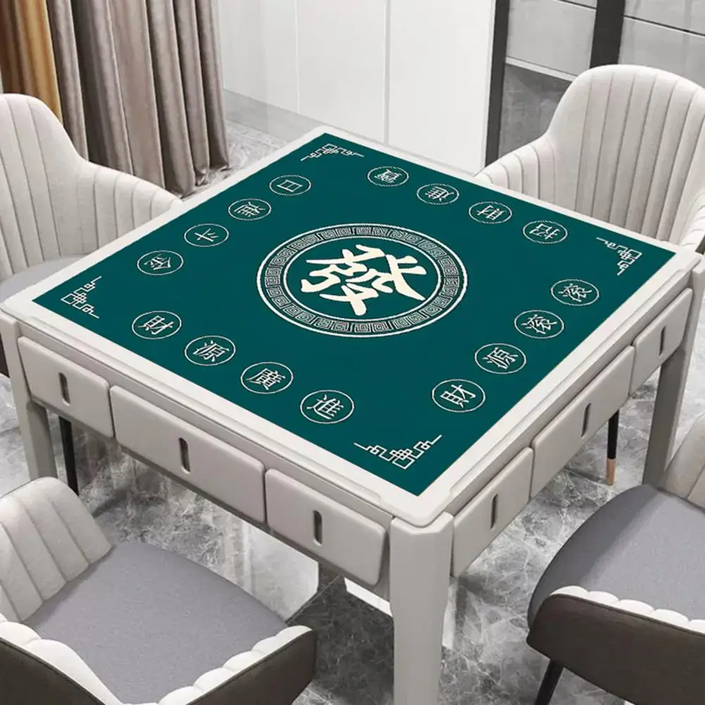 Noise-reducing Table Cover Noise Reduction Mahjong Table Mat for Poker Domino Mah Jongg Games Anti-slip Square Playmat for Card