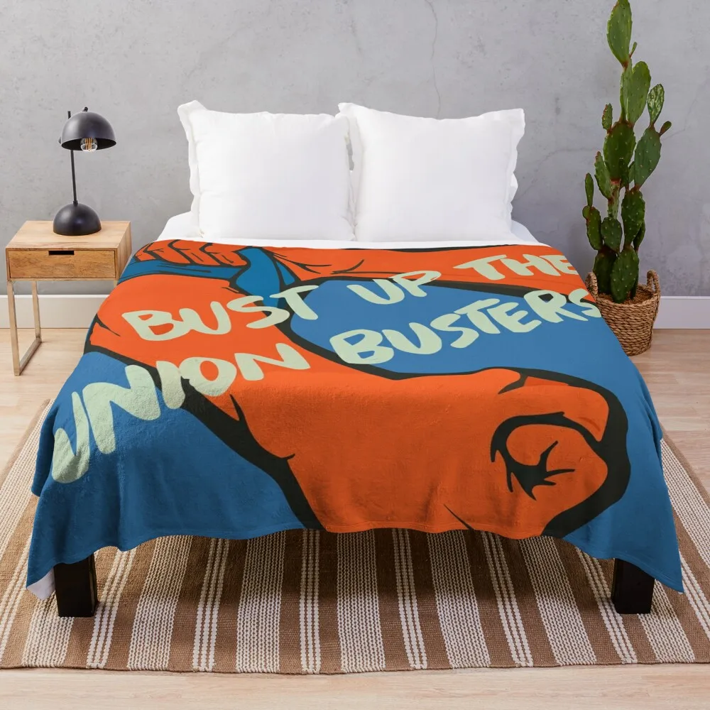 

Demonstrate! 1970 American Vintage Graphic Throw Blanket halloween blanket Blankets For Bed Blankets For Sofas Hairy Blanket