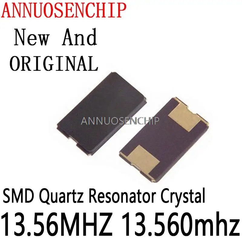 10PCS New and Original 20pF 2Pin 5032 13.56M SMD Quartz Resonator Crystal 13.56MHZ 13.560MHZ