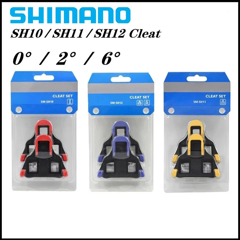 

SHIMANO SH11 Road bike Bicycle Pedal Cleats Self-Locking Set Cycling Pedal Cleat SH10 SH11 SH12 for Road Bicycle Accessories