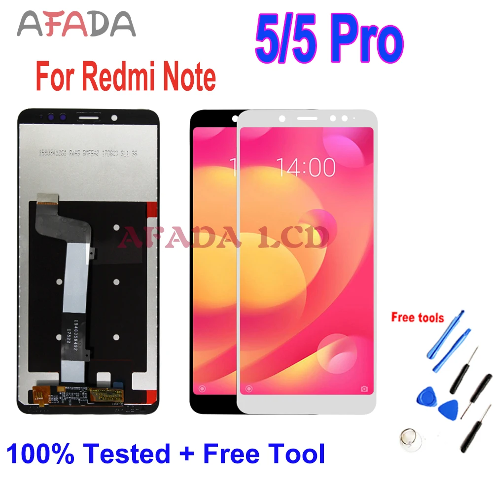 Nuovo Per Display Lcd Da 5.99 ''Per Redmi Note 5 Note 5 Pro Lcd Touch Screen Digitizer Assembly Sostituzione Display Lcd