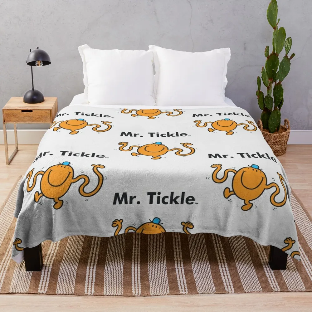 

Unique Print with Mr, Tickle Cool Raglanslack Throw Blanket Thin Blanket Multi-Purpose Luxury Brand Blanket Beach Blanket