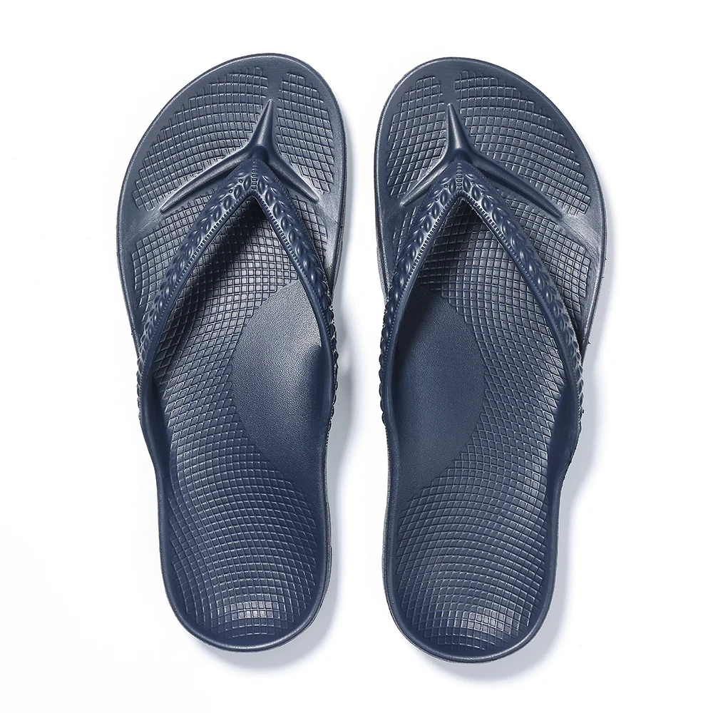 Shevalues Sommer-Damen-Flip-Flops mit Fußgewölbeunterstützung, modische weiche Einlegesohle, EVA-Strandpantoffeln, Haussandalen für Plantarfasziitis – Detail 34