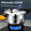 Stainless Steel Pressure Cooker HouseholdGas Induction Cooker Universal  Pressure CookerExplosion Proof Cooking Pot 1