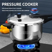 Stainless Steel Pressure Cooker HouseholdGas Induction Cooker Universal  Pressure CookerExplosion Proof Cooking Pot 1