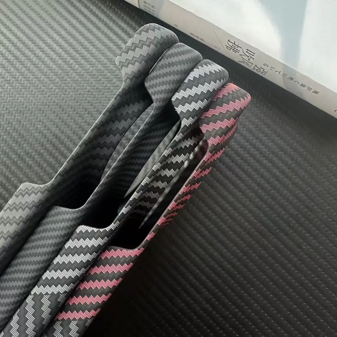 Carbon Fiber Slim Protective Back Cover Case