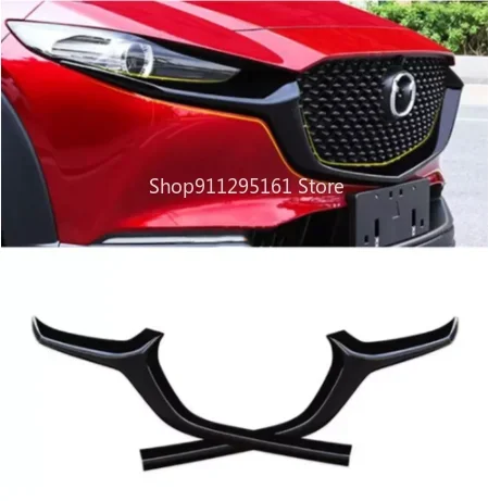 

FOR Mazda CX-30 2020 Car Grille Trim Strip FRONT Bumper Full Star RACING Grills Cover Trim Car Styling ACCESSORIES YY