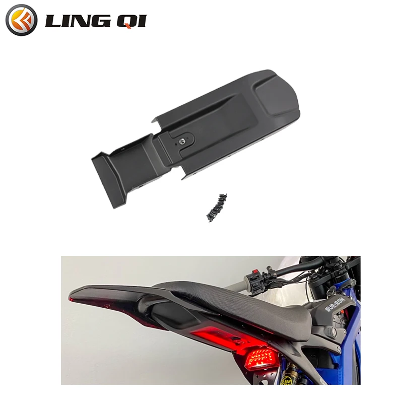 

LINGQI Modified Cushion Fender Protector Plastic Compatible with SURRON Light Bee X and S Rear Cushion Mudguard Protector